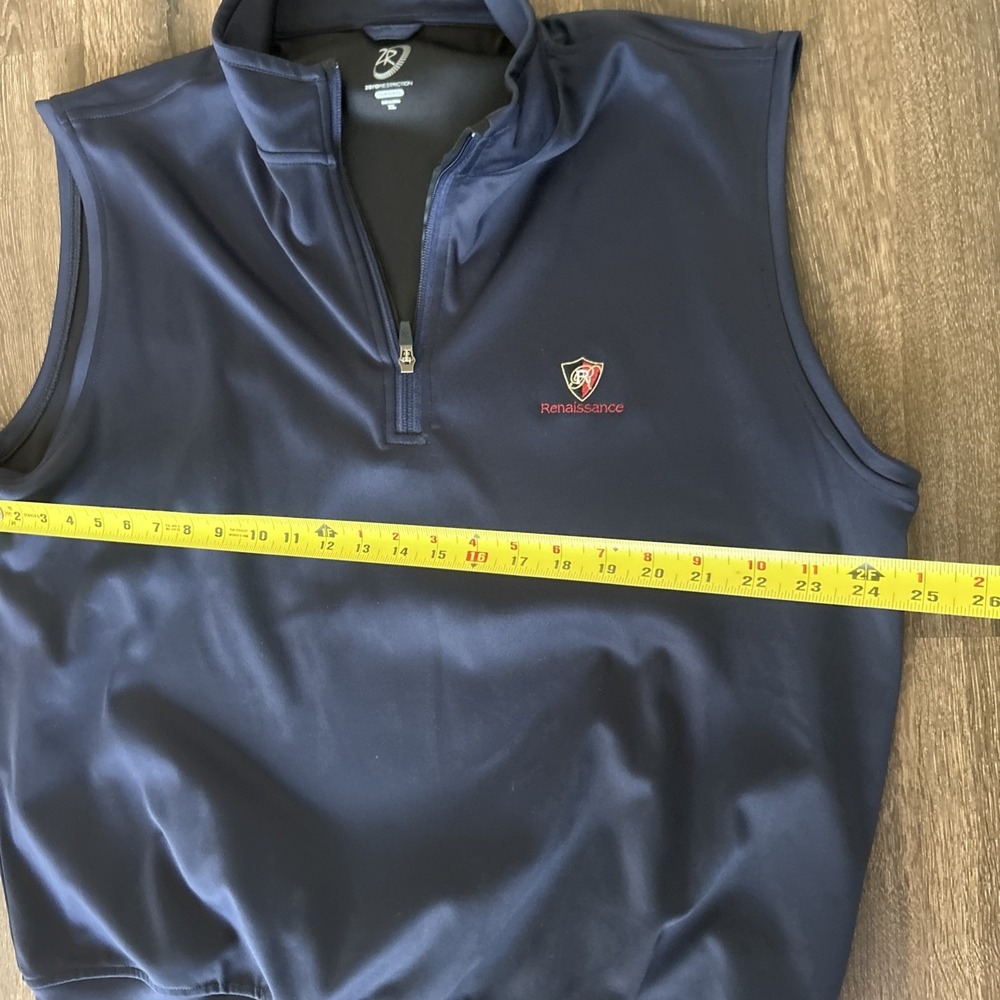 Zero Restriction Renaissance Club Scotland 1/4 Zip Vest Men's XL Golf MINT - Picture 5 of 6